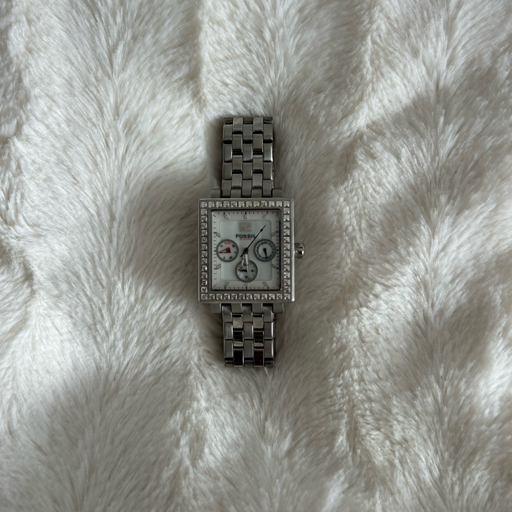 Mother Of Pearl And Cubic Zirconia Dial Watch